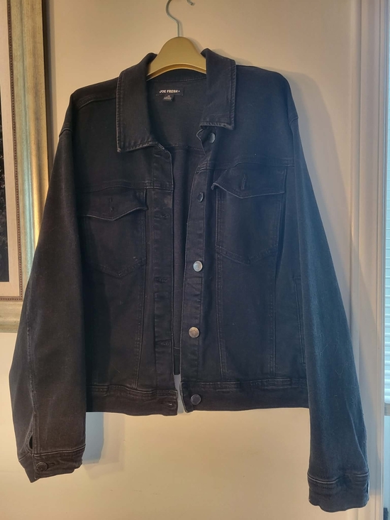 Joe Fresh Jackets & Blazers - Joe Fresh Black Denim Jacket - Classic Trucker Style